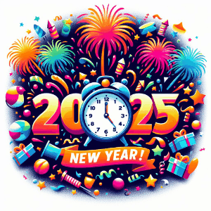How is the new year 2025 celebrated in united states?